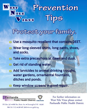 WNV Prevention Tips